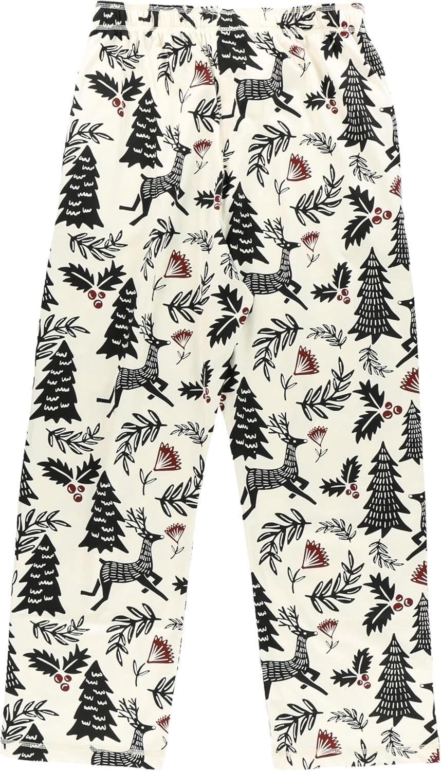 imageLazy One Funny Moose Pajama Pants for Men Mens Separate Bottoms Lounge PantsSilent Night Pajamas Pants