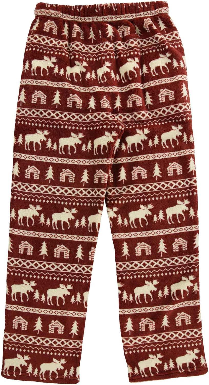 imageLazy One Mens Fleece Pajama Pants Nordic Fleece Pajama Bottoms for Men Warm Pajama PantsCabin Pajama Pants