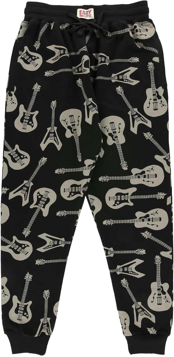 imageLazy One Mens Jogger Sweatpants Cozy Warm PocketsGuitar Mens Jogger
