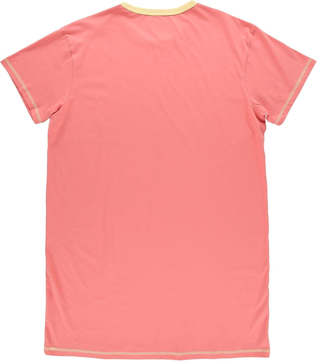 imageLazy One Nightshirts for Women Cute Nightgown for Women Animal DesignsPink Sweet Dreams Bear Nightshirt