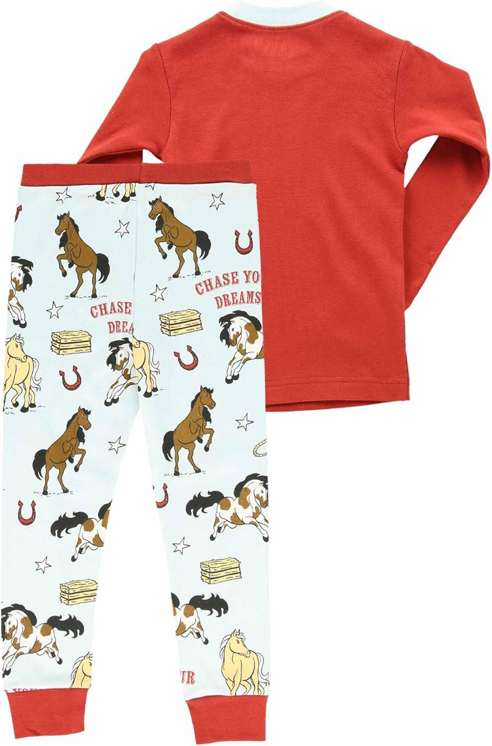 imageLazy One Warm LongSleeve PJ Sets for Girls and Boys Funny Kids Pajama Sets Cozy ComfyChase Your Dreams Pajama Sets