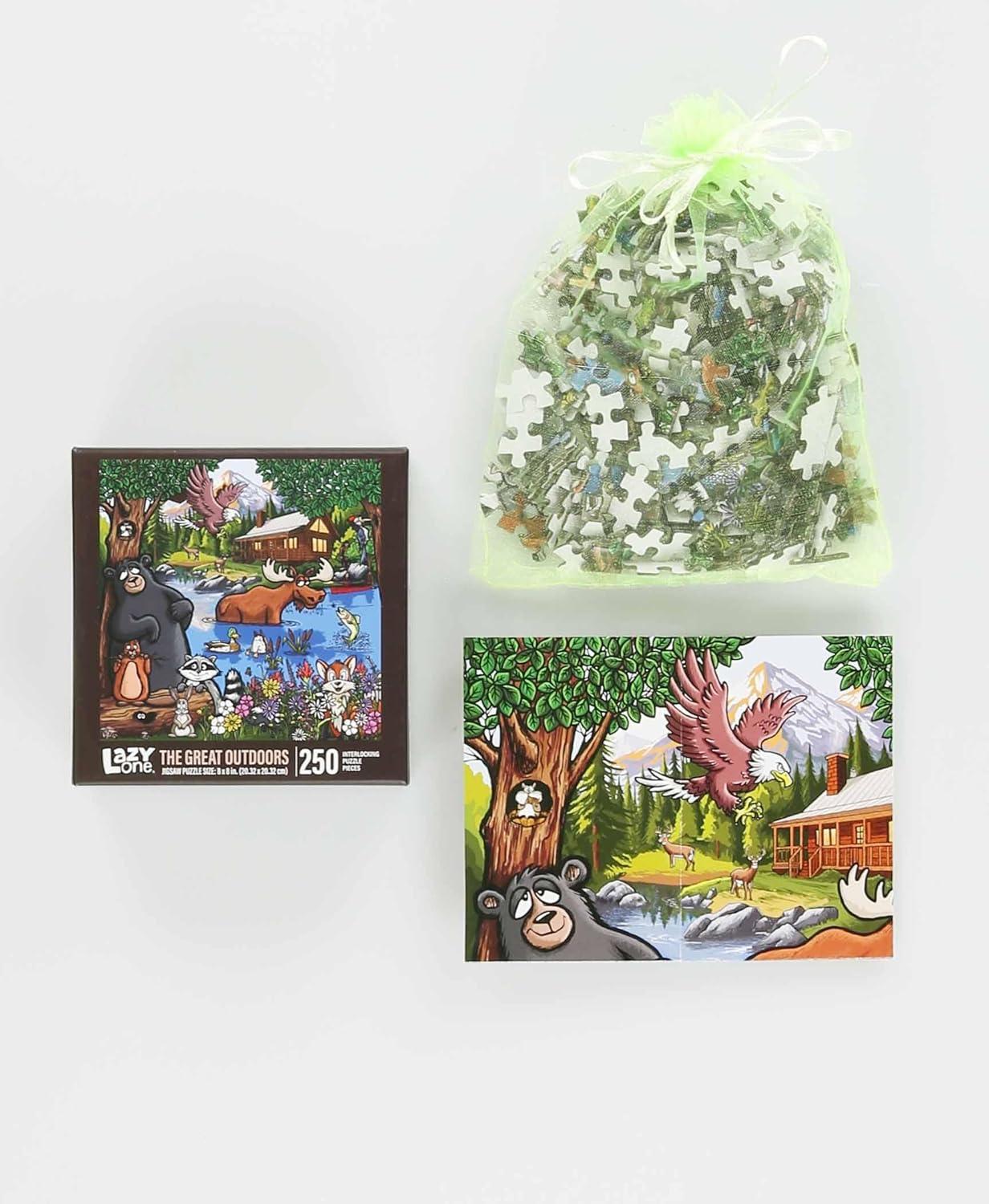 imageLazyOne Outdoor Puzzles Jigsaw Puzzles for Adults and Kids 100 250 500 Piece Puzzle for The Whole Family Great OutdoorsGreat Outdoors
