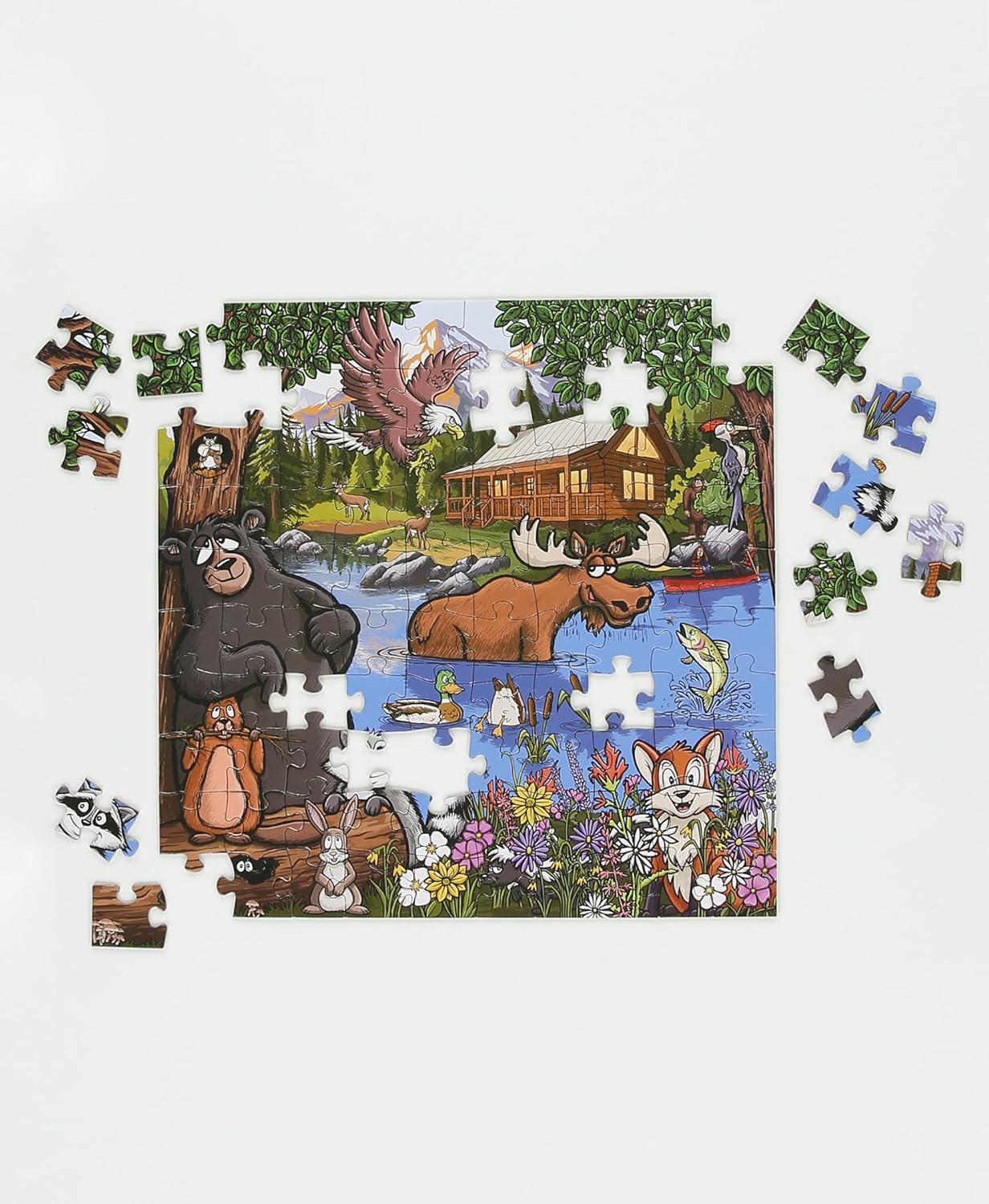 imageLazyOne Outdoor Puzzles Jigsaw Puzzles for Adults and Kids 100 250 500 Piece Puzzle for The Whole Family Great OutdoorsGreat Outdoors