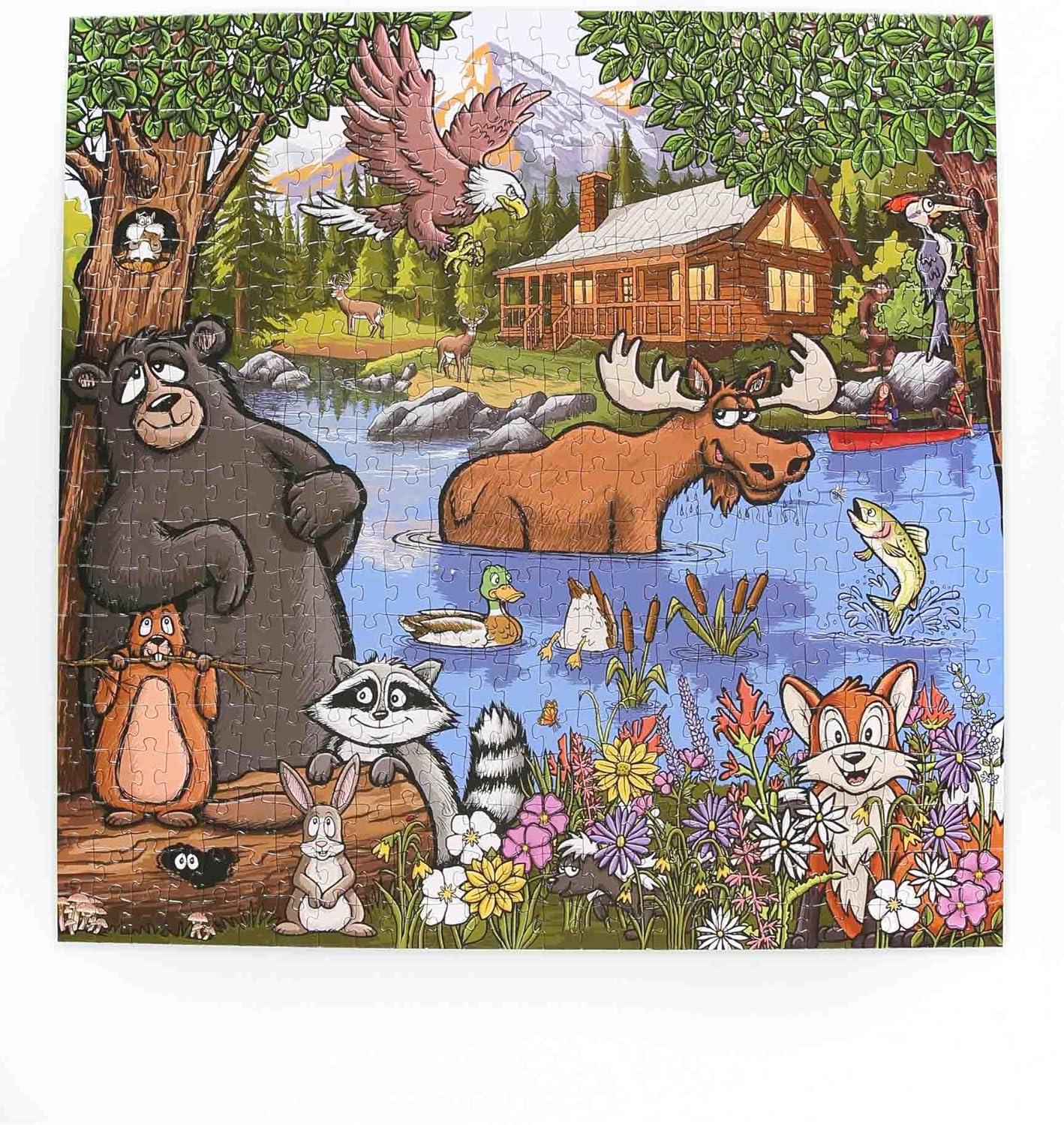 imageLazyOne Outdoor Puzzles Jigsaw Puzzles for Adults and Kids 100 250 500 Piece Puzzle for The Whole Family Great OutdoorsGreat Outdoors