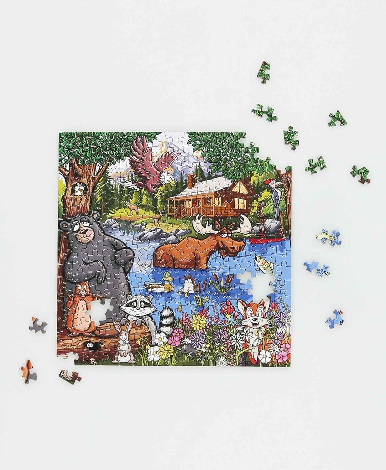 imageLazyOne Outdoor Puzzles Jigsaw Puzzles for Adults and Kids 100 250 500 Piece Puzzle for The Whole Family Great OutdoorsGreat Outdoors