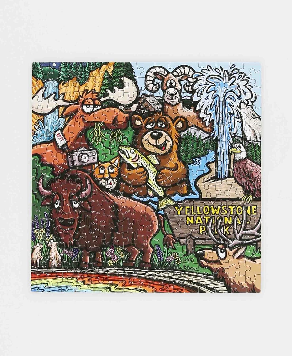 imageLazyOne Outdoor Puzzles Jigsaw Puzzles for Adults and Kids 100 250 500 Piece Puzzle for The Whole Family Great OutdoorsYellowstone National Park