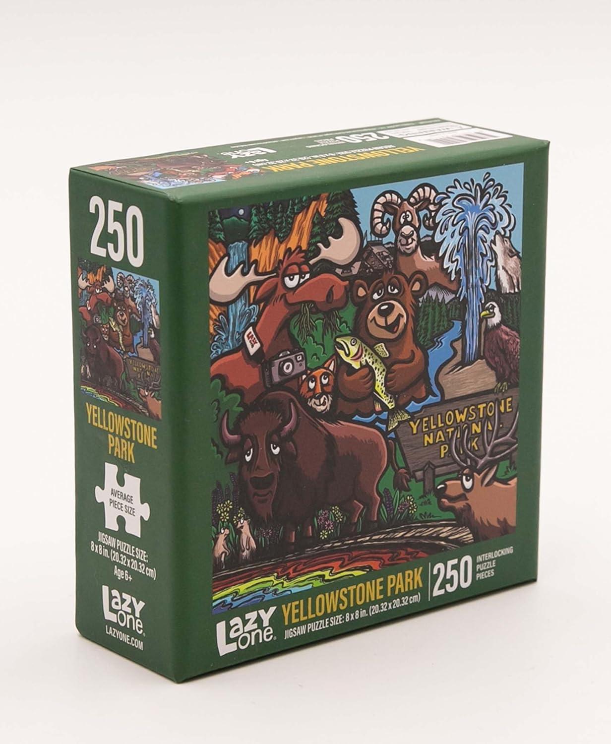 imageLazyOne Outdoor Puzzles Jigsaw Puzzles for Adults and Kids 100 250 500 Piece Puzzle for The Whole Family Great OutdoorsYellowstone National Park