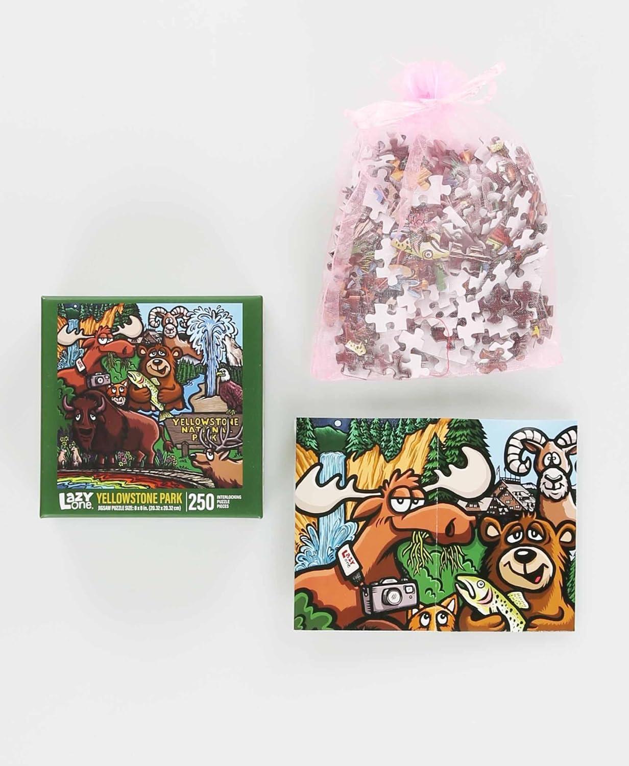 imageLazyOne Outdoor Puzzles Jigsaw Puzzles for Adults and Kids 100 250 500 Piece Puzzle for The Whole Family Great OutdoorsYellowstone National Park