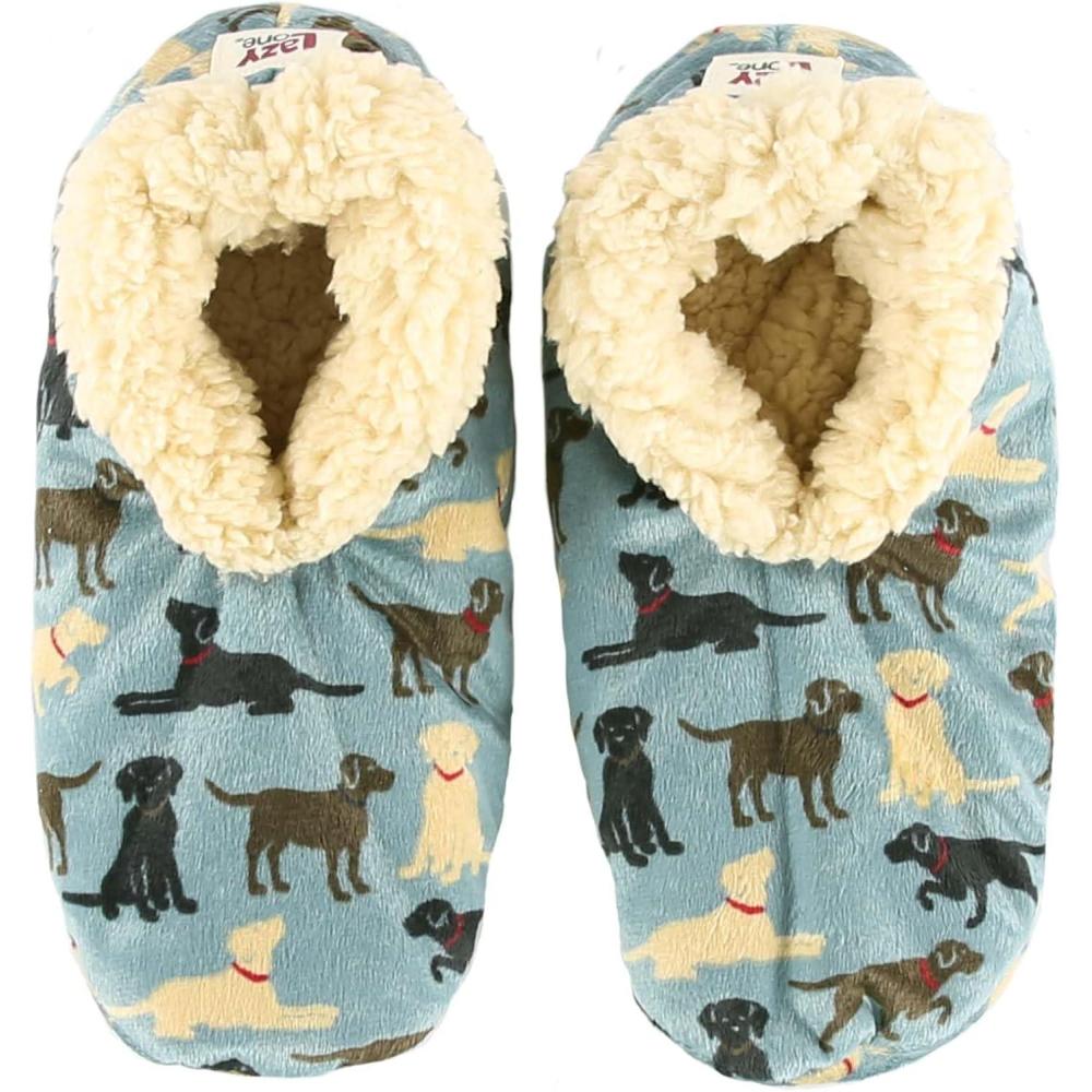 imageLazy One Fuzzy Feet Slipper Socks for Women Cute FleeceLined House Slippers Cute Dog ampamp Cat DesignLabs Fuzzy Feet