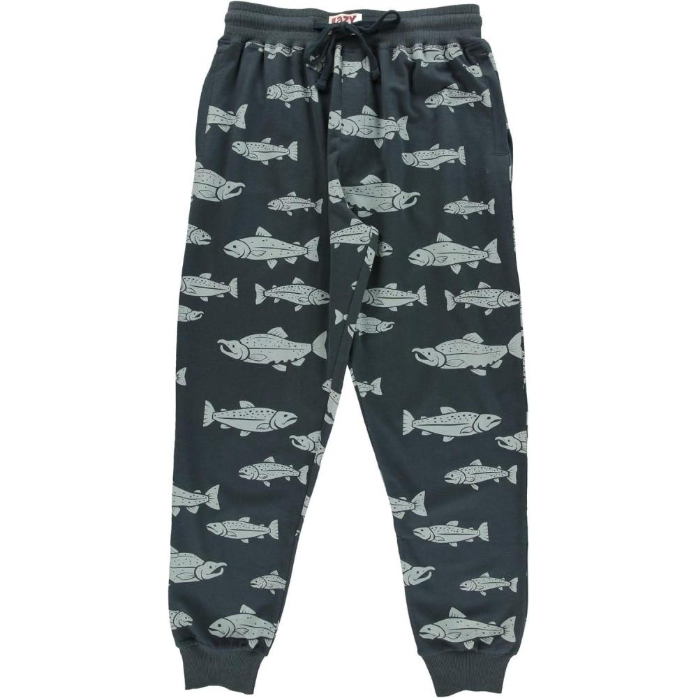 imageLazy One Mens Jogger Sweatpants Cozy Warm PocketsFishing Mens Jogger