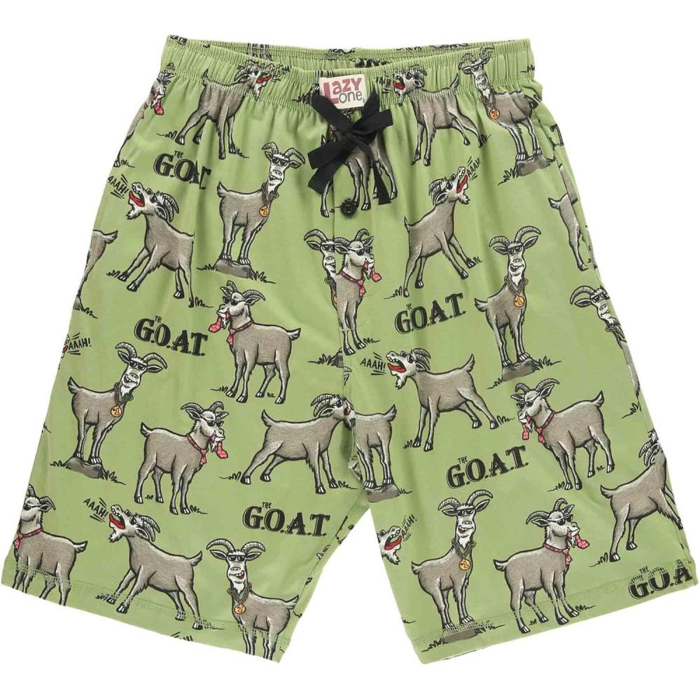 imageLazy One Pajama Shorts for Men Mens Pajama Bottoms SleepwearThe Goat