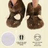 imageLazy One Animal Critter Slippers for Kids and Adults Cute and Cozy SlippersMoose Critter Slipper