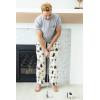 imageLazy One Animal Pajama Pants for Men Mens Separate Bottoms Lounge Pants Moose Bear Beaver Golf Bag Cart Golfers Medium