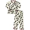imageLazy One Family Bear ButtonDown Adult Pajama Set Classic ButtonDown Shirt and Pants Pjs Animal Bear