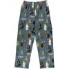 imageLazy One Funny Moose Pajama Pants for Men Mens Separate Bottoms Lounge PantsMay the Forest Blue Pajama Pants