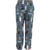 imageLazy One Funny Moose Pajama Pants for Men Mens Separate Bottoms Lounge PantsMay the Forest Blue Pajama Pants