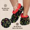 imageLazy One Fuzzy Feet Slippers for Women Cute FleeceLined House Slippers Cactus Succulents NonSkid