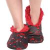 imageLazy One Fuzzy Feet Slippers for Women Cute FleeceLined House Slippers Crabby in The Morning NonSkid