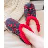 imageLazy One Fuzzy Feet Slippers for Women Cute FleeceLined House Slippers Crabby in The Morning NonSkid