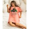 imageLazy One Nightshirts for Women Cute Nightgown for Women Animal DesignsPink Sweet Dreams Bear Nightshirt