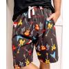 imageLazy One Pajama Shorts for Men Mens Pajama Bottoms SleepwearRockstar Guitar