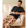 imageLazy One Pajama Shorts for Men Mens Pajama Bottoms SleepwearSalty in the Morning