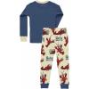 imageLazy One Warm LongSleeve PJ Sets for Girls and Boys Funny Animal Kids Pajama Sets Cozy ComfySalty in the Morning Pajama Sets