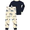 imageLazy One Warm LongSleeve PJ Sets for Girls and Boys Funny Animal Kids Pajama Sets Cozy ComfyWide Awake Shark Pajama Sets