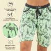 imageLazy One Womens Bermuda Shorts with Elastic Waistband and Scoop Pockets Animal Designs XSXLMoosley Wild Bermuda Short