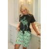 imageLazy One Womens Bermuda Shorts with Elastic Waistband and Scoop Pockets Animal Designs XSXLMoosley Wild Tee