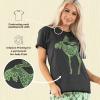 imageLazy One Womens Bermuda Shorts with Elastic Waistband and Scoop Pockets Animal Designs XSXLMoosley Wild Tee
