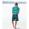 imageLazy One Womens Bermuda Shorts with Elastic Waistband and Scoop Pockets Animal Designs XSXLTurtley Awesome Bermuda Short