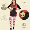 imageLazy One Womens Soft Casual Pajama Leggings and Tall Tee Sets With Cute Fun Prints Cute Womens Pajama SetsBear Hug Pink Red Pajama Set