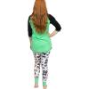imageLazy One Womens Soft Casual Pajama Leggings and Tall Tee Sets With Cute Fun Prints Cute Womens Pajama SetsCattitude Pajama Set