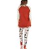 imageLazy One Womens Soft Casual Pajama Leggings and Tall Tee Sets With Cute Fun Prints Cute Womens Pajama SetsHappy Camper Pajama Set