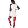 imageLazy One Womens Soft Casual Pajama Leggings and Tall Tee Sets With Cute Fun Prints Cute Womens Pajama SetsSleep in the Wild Pajama Set