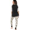 imageLazy One Womens Soft Casual Pajama Leggings and Tall Tee Sets With Cute Fun Prints Cute Womens Pajama SetsSushi Legging Set
