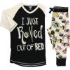 imageLazy One Womens Soft Casual Pajama Leggings and Tall Tee Sets With Cute Fun Prints Cute Womens Pajama SetsSushi Legging Set