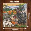 imageLazyOne Outdoor Puzzles Jigsaw Puzzles for Adults and Kids 100 250 500 Piece Puzzle for The Whole Family Great OutdoorsSmoky Mtn National Park