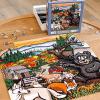 imageLazyOne Outdoor Puzzles Jigsaw Puzzles for Adults and Kids 100 250 500 Piece Puzzle for The Whole Family Great OutdoorsSmoky Mtn National Park