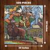 imageLazyOne Outdoor Puzzles Jigsaw Puzzles for Adults and Kids 100 250 500 Piece Puzzle for The Whole Family Great OutdoorsYellowstone National Park