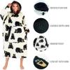 imageLazyOne Oversized Blanket Hoodie Oversized Hoodies for Women and Men One Size Fits All Wearable BlanketsBlack Bear