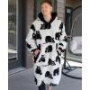 imageLazyOne Oversized Blanket Hoodie Oversized Hoodies for Women and Men One Size Fits All Wearable BlanketsBlack Bear