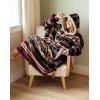 imageLazyOne Oversized Blanket Hoodie Oversized Hoodies for Women and Men One Size Fits All Wearable BlanketsBuffalo Fair Isle