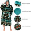 imageLazyOne Oversized Blanket Hoodie Oversized Hoodies for Women and Men One Size Fits All Wearable BlanketsHorse Fair Isle