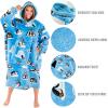 imageLazyOne Oversized Blanket Hoodie Oversized Hoodies for Women and Men One Size Fits All Wearable BlanketsOut Cold Penguin
