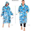 imageLazyOne Oversized Blanket Hoodie Oversized Hoodies for Women and Men One Size Fits All Wearable BlanketsOut Cold Penguin