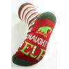imageLazyOnes Men and Womens Novelty Crew Socks Funny Gifts For Men and Women Christmas SocksNaughty Elf