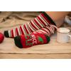 imageLazyOnes Men and Womens Novelty Crew Socks Funny Gifts For Men and Women Christmas SocksNice Elf
