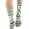 imageLazyOnes Men and Womens Novelty Crew Socks Funny Gifts For Men and Women Christmas SocksReindeer Fair Isle